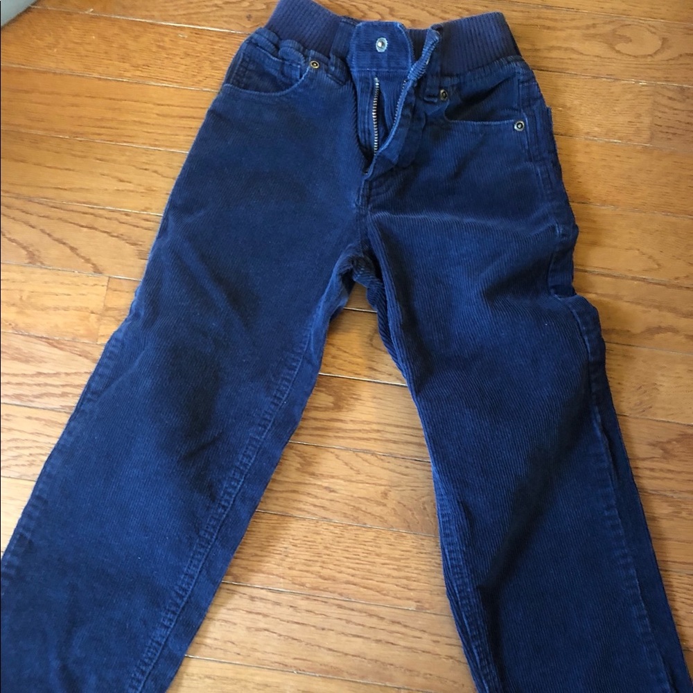 Gymboree boys 5 slim navy corduroy pants